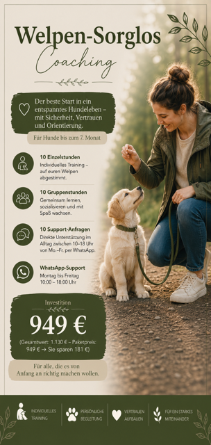 Neu bei DOGGIES - WelpenSorglos-Paket.