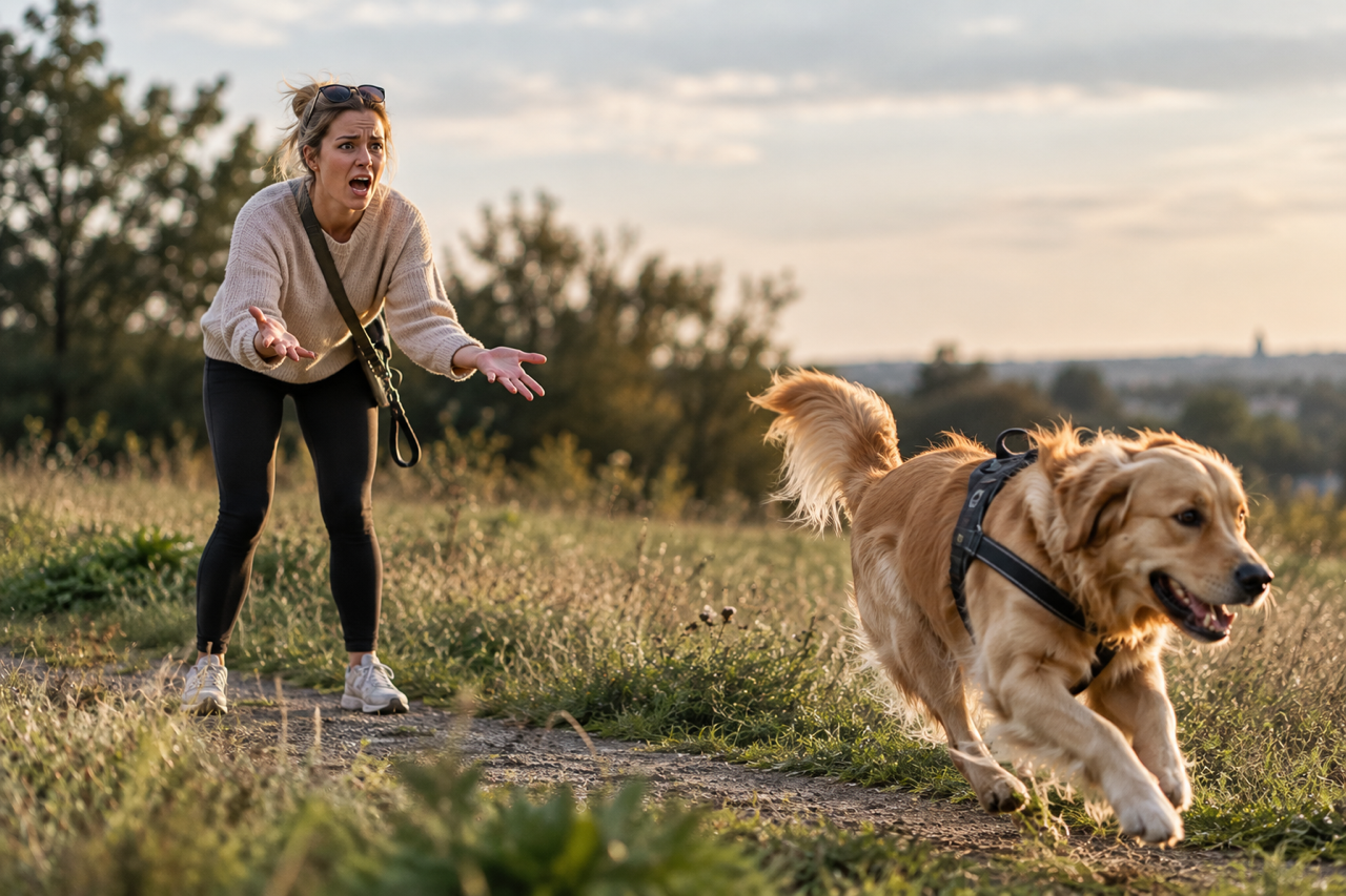 Rückruf beim Hund – keine Einladung zur Diskussion.